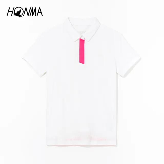 【HONMA 本間高爾夫】女款機能POLO衫 日本高爾夫專業品牌(S~XL 白色 黑色任選HWIC702B939)