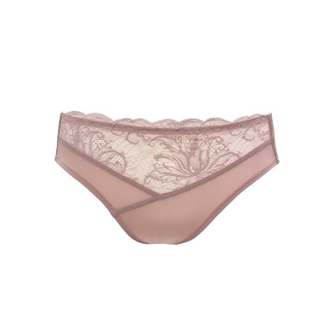 【曼黛瑪璉】V極線 低腰三角內褲 M-XXL(杏桃粉)