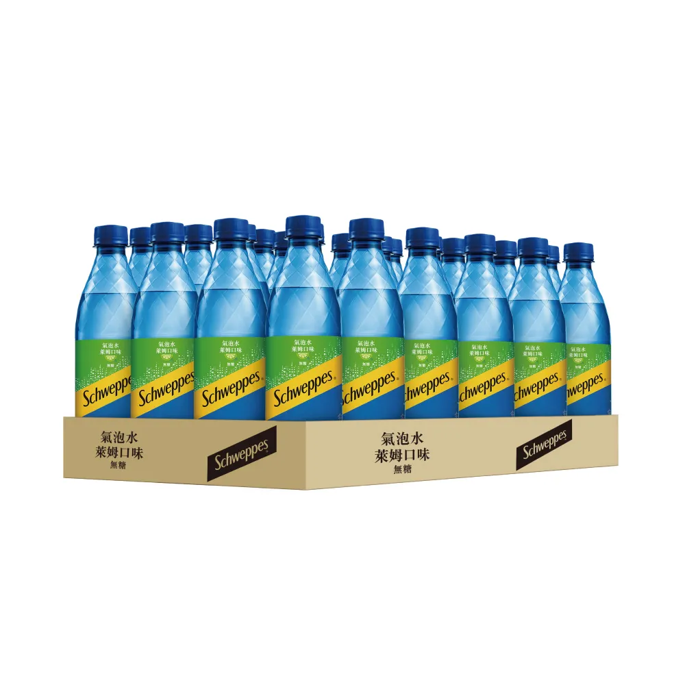 【Schweppes 舒味思】萊姆口味氣泡水500mlx2箱(24入/箱;共48入)