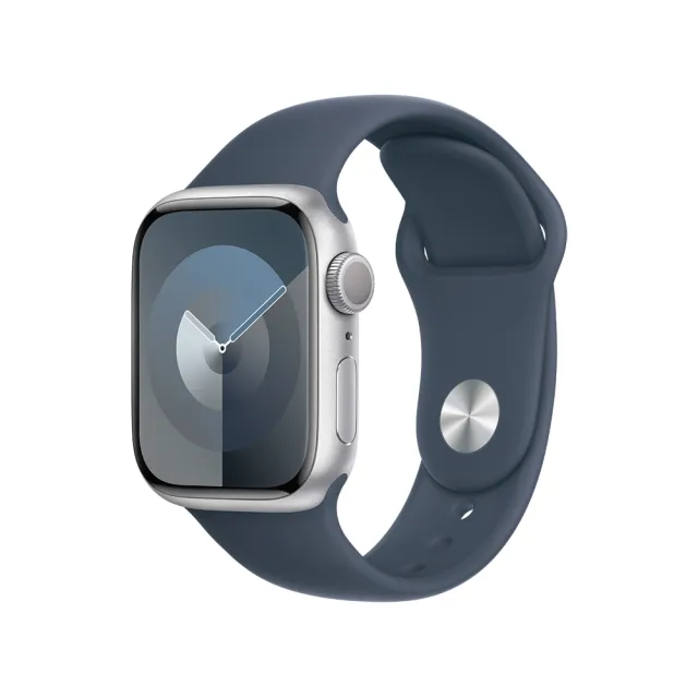三合一無線充電座組【Apple】Apple Watch S9 GPS 41mm(鋁金屬錶殼搭配運動型錶帶)