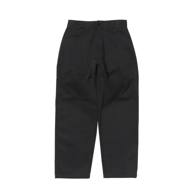 【Dickies】N Hoolywood 聯名－男款黑色抗皺耐磨雙膝大口袋設計休閒長褲｜DK012559BLK