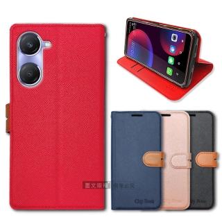 【CITY 都會風】vivo Y28s 5G 插卡立架磁力手機皮套 有吊飾孔