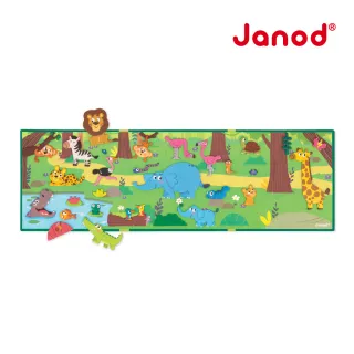 【Janod】磁鐵故事書-非洲動物故事(好攜帶 輕薄 磁鐵遊戲  益智 認知)