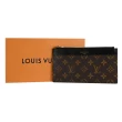 【Louis Vuitton 路易威登】LV M80348 Slim 經典花紋拼接簡易手拿包拉鍊零錢長夾(現貨)