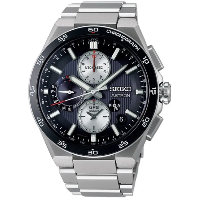 【SEIKO 精工】官方授權 鈦 GPS定位 太陽能計時腕錶(SSH151J1/5X83-0AA0D)