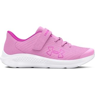 【UNDER ARMOUR】UA 女童 Charged Pursuit 3 慢跑鞋 運動鞋_3026714-600(粉色)