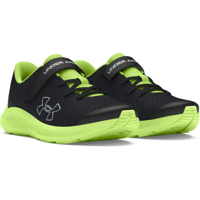 【UNDER ARMOUR】UA 男童 Charged Pursuit 3 慢跑鞋 運動鞋_3026696-003(黑色)