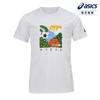 【asics 亞瑟士】童 短袖上衣 兒童 亞洲版 訓練上衣(2034A957-100)