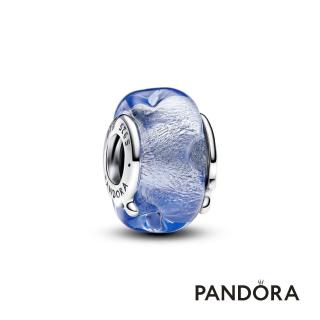 【Pandora官方直營】蔚藍波浪 Murano 琉璃串飾