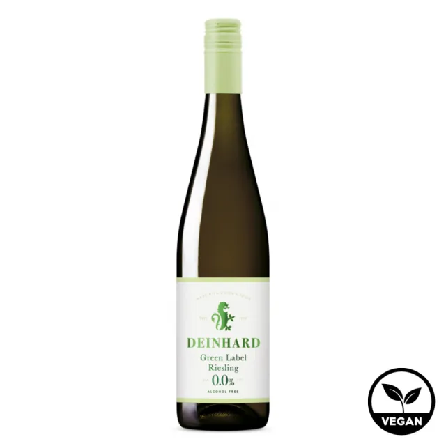 【Deinhard Riesling 丹赫麗絲玲】白酒風味飲 無酒精葡萄酒飲 7月促銷買三送一!(750ml 全素)