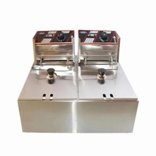 【XYG】110V/220V雙缸油炸鍋12L不鏽鋼電炸爐(油炸爐/油炸鍋/電炸爐)