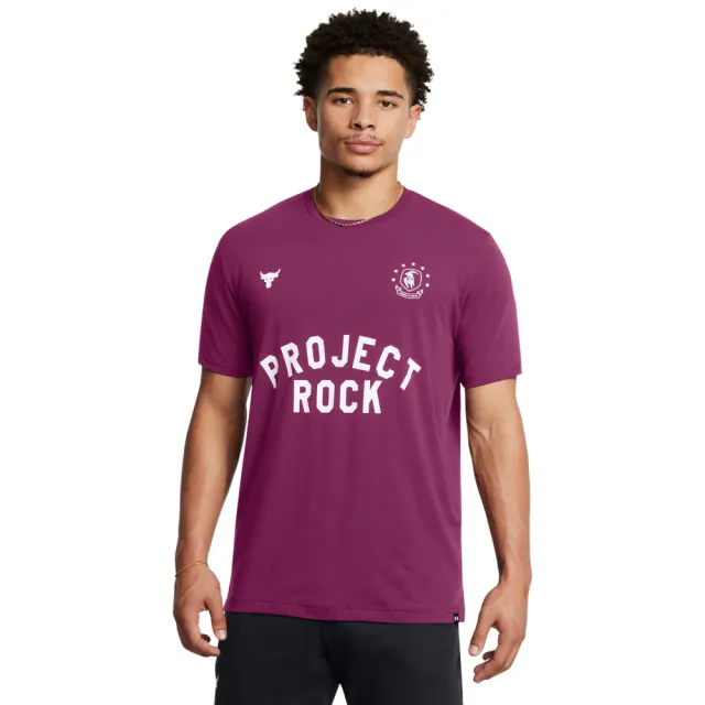 【UNDER ARMOUR】UA 男 Pjt Rock 短袖T-Shirt_1386890-505(紫色)