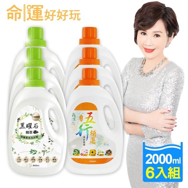 【命運好好玩】李玉珮-黑曜石除穢+五行補運洗衣精6入組