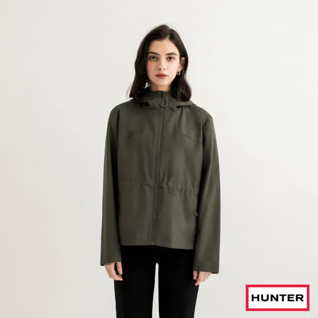 【HUNTER】女裝-Original輕量防水外套(橄欖綠)