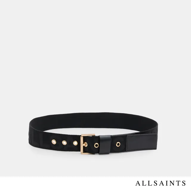 【ALLSAINTS】AS LOGO皮帶 W052XA(女款)