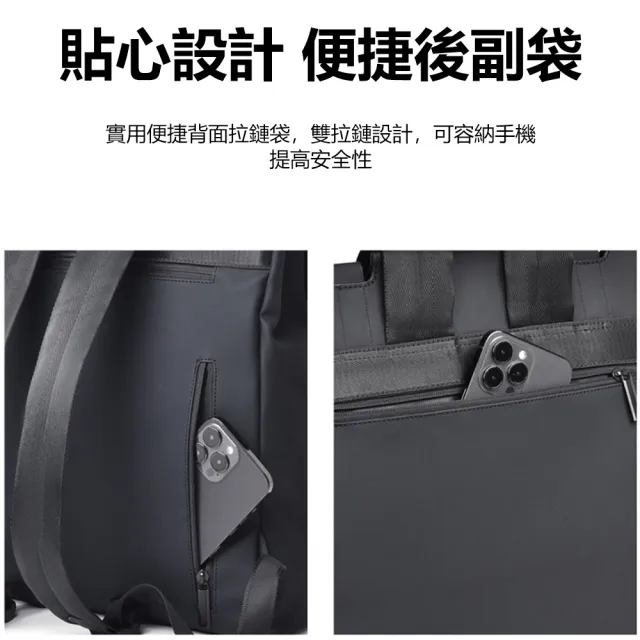 【Nil】雙11 全新機能潮流雙肩包 男女休閒通勤手提包 可放15.6英吋筆電包 大容量後背包