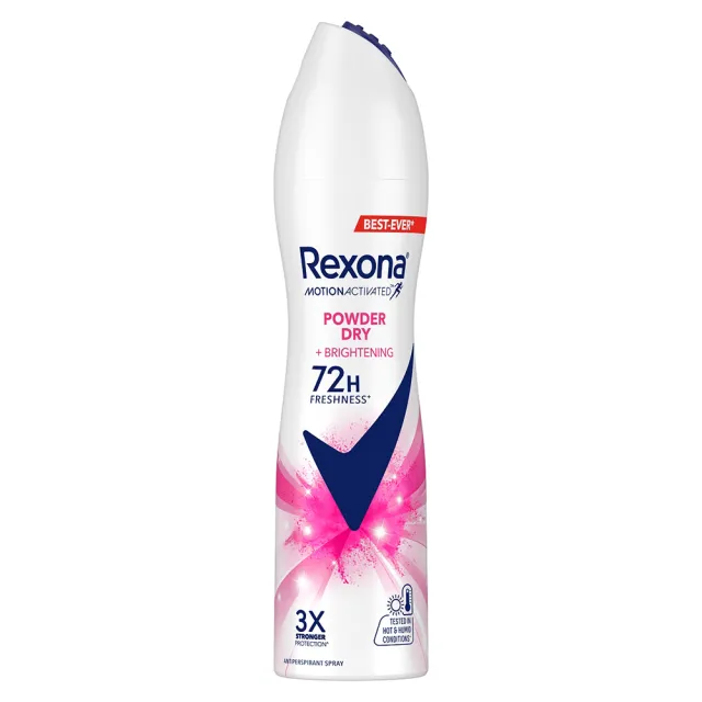 【Rexona 蕊娜】制汗爽身噴霧135ML(完美透亮櫻花/完美透亮玫瑰/沐浴淨亮/亮白乾爽)