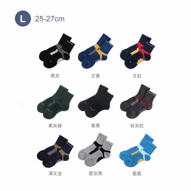 【MarCella 瑪榭】FootSpa足弓加強萊卡氣墊短襪(短襪/機能襪/氣墊襪)