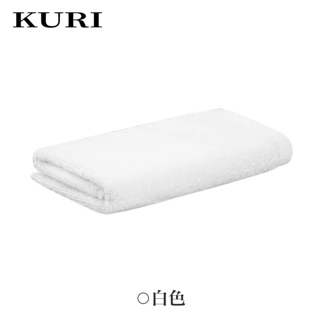 【KURI】日本泉州純棉毛浴巾_飯店御用款(超值8件組/120×70cm)