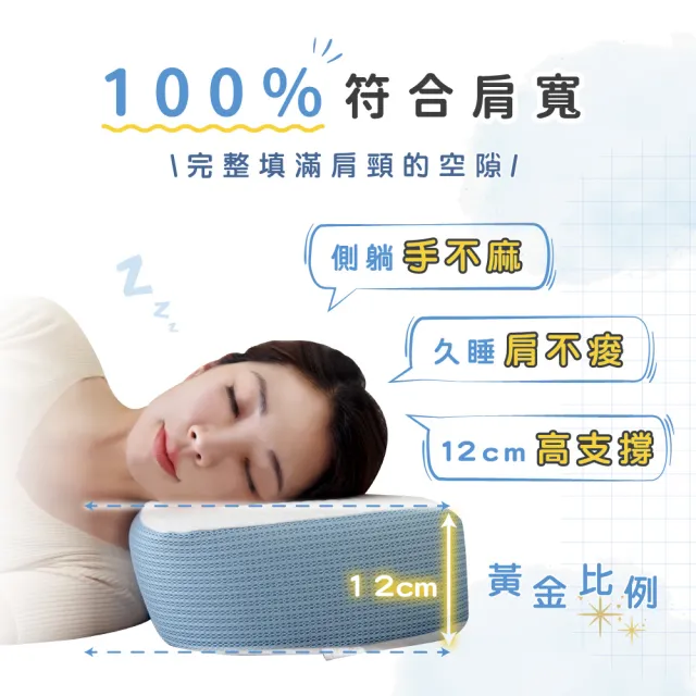 【Pure Sleep】純好眠輕羽柔睡枕芯(記憶枕 護頸枕頭 側睡枕 枕頭)