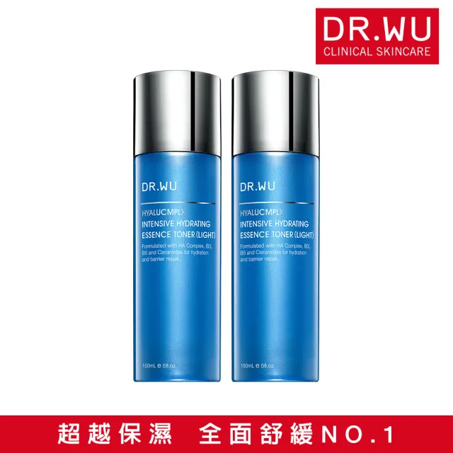 【DR.WU 達爾膚】玻尿酸保濕精華化妝水150ML(清爽型 買一送一)