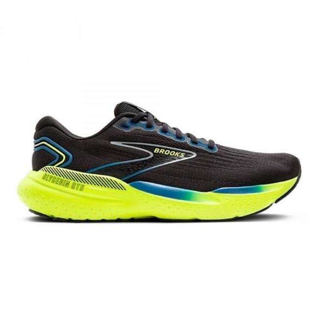 【BROOKS】Glycerin Gts 21 男 慢跑鞋 運動 路跑 避震 緩衝 黑 螢光綠(1104201D069)