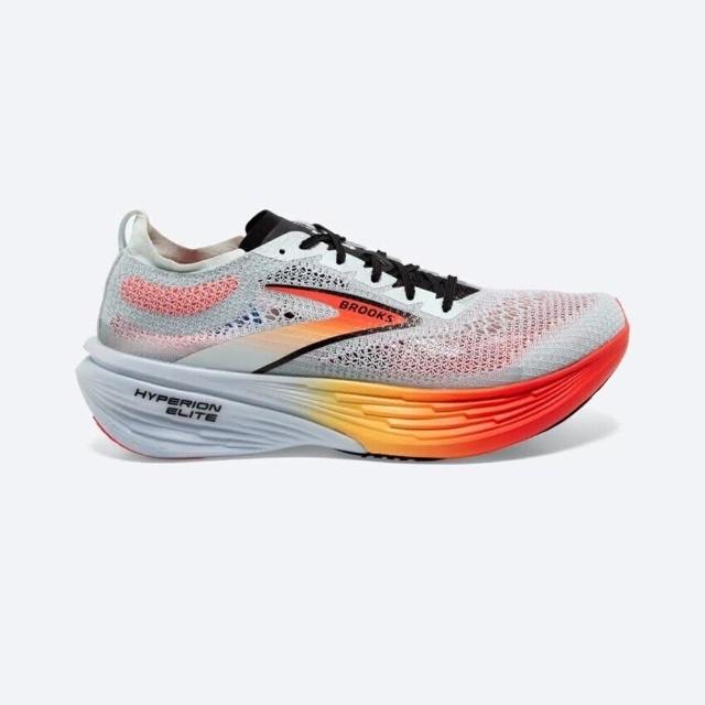 【BROOKS】Hyperion Elite 4 男 競速跑鞋 路跑 訓練 推進加速象限 灰橘(1000461D488)