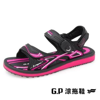 【G.P】高彈力舒適兩用涼拖鞋 女鞋(黑桃色)