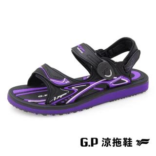 【G.P】高彈力舒適兩用涼拖鞋 女鞋(紫色)