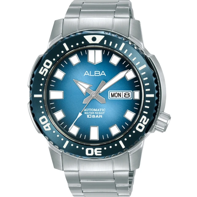 ALBA 雅柏官方授權A1 Tokyo Design 時尚潛水機械男錶-46mm(AL4629X1)