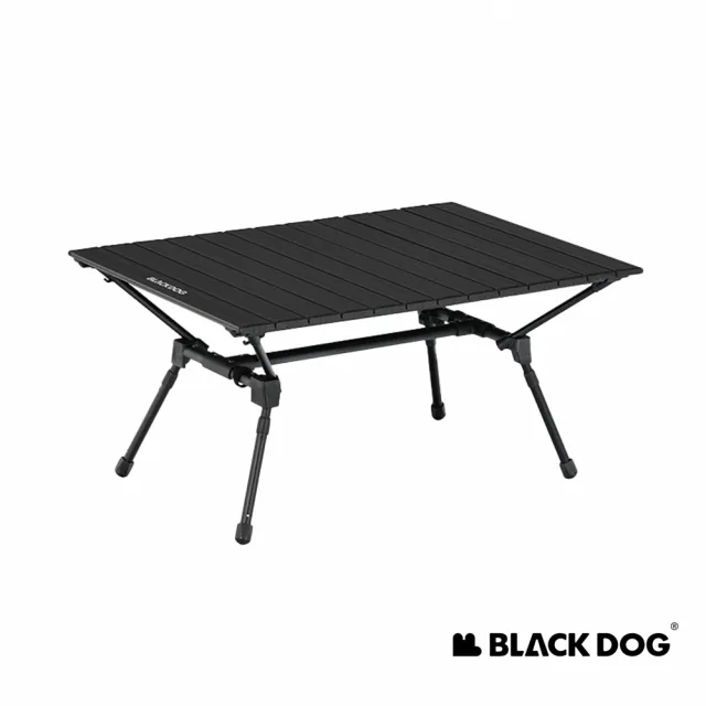 【Blackdog】鋁合金可升降折疊蛋捲桌 ZZ003(台灣總代理公司貨)
