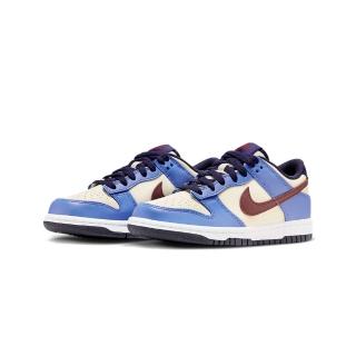 【NIKE 耐吉】Nike Dunk Low 米白藍酒紅 GS FV8119-161(大童鞋 休閒鞋)