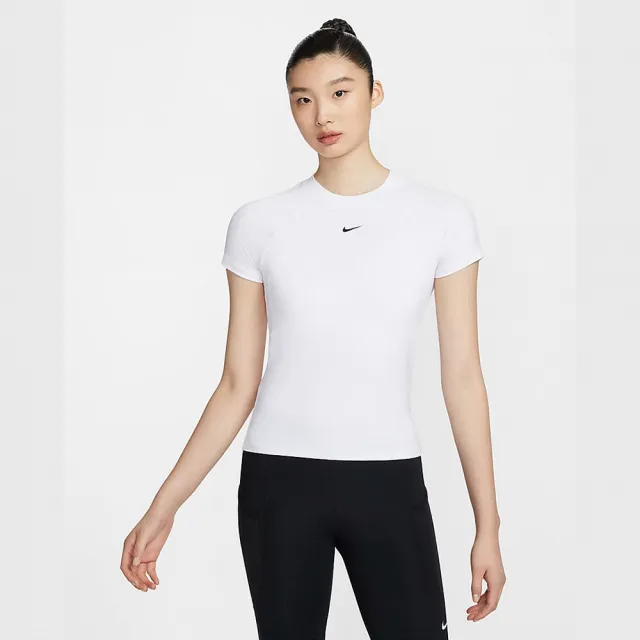 【NIKE 耐吉】上衣 女款 短袖上衣 運動 AS W NK PRO DF SS BASELAYER 白 FV7843-100