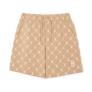 【MLB】運動休閒短褲 MONOGRAM系列 波士頓紅襪隊(3ASPM0343-43CAL)