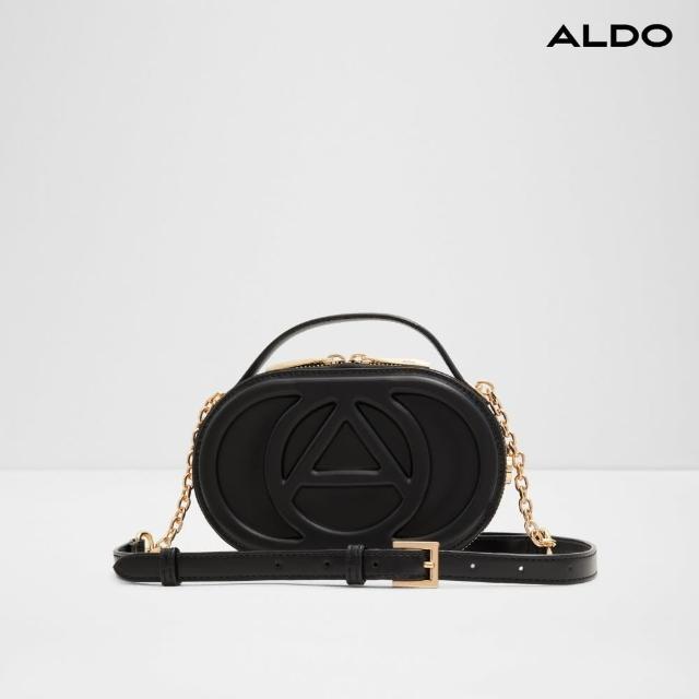 【ALDO】ITZEL-簡單獨特的造型手提包斜背包(黑色)