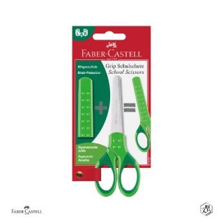 【Faber-Castell】Faber-Castell 好點子安全剪刀-綠色(原廠正貨)