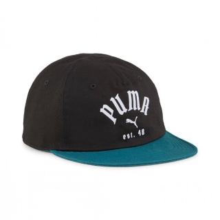 【PUMA】帽子 棒球帽 運動帽 遮陽帽 雙面 PLAY.PARIS. 黑綠 02551401