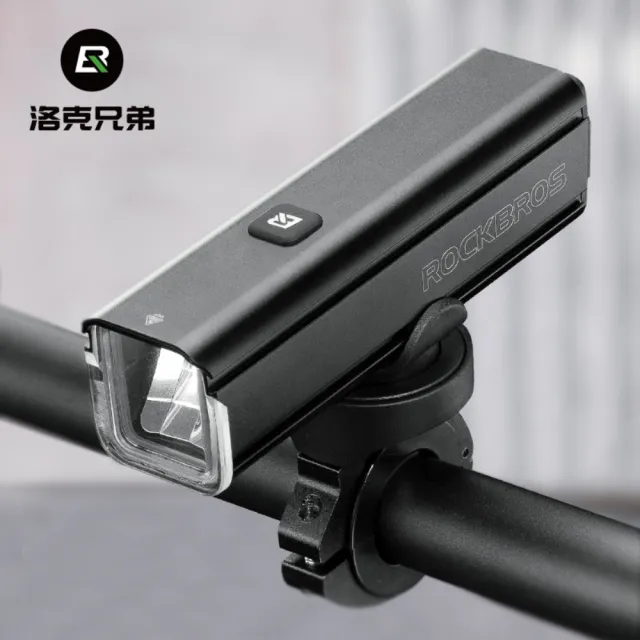 【Rockbros】自行車燈(五檔模式 充電型 自行車燈 LED單車頭燈 單車前燈 自行車前燈 腳踏車燈 登山車車燈)