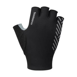 【SHIMANO】ADVANCED 男款半指手套 黑色