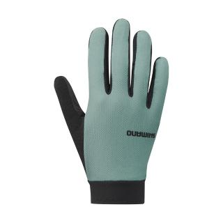 【SHIMANO】EXPLORER FF 女款全指手套 藍綠色