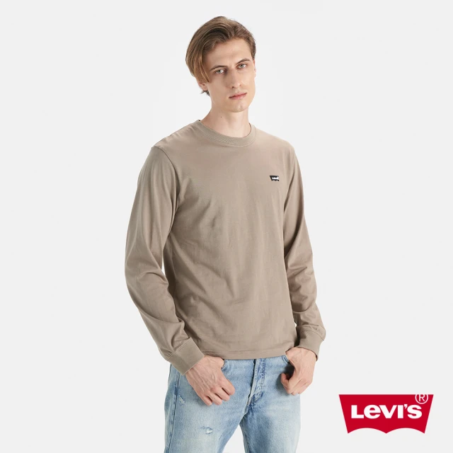 LEVIS 官方旗艦 男款 舒適短袖 街頭破壞風 LOGO短