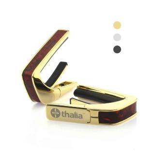 【Thalia Capos】美國頂級移調夾 深紅鮑魚 鑲嵌裝飾(3種外觀 鍍金/鍍鉻/黑鍍鉻 原廠公司貨)
