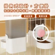 【寶貝的碗】掛式簡約風寵物自動飲水器(1000ML 粉白色 喝水器 餵水器 大容量 狗狗貓貓 掛籠)