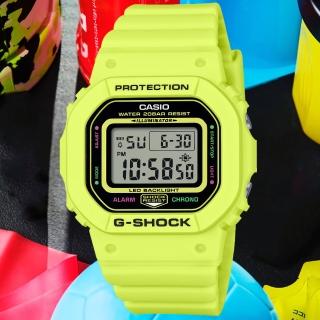 【CASIO 卡西歐】G-SHOCK 運動風 經典電子腕錶 母親節 禮物 推薦(GMD-S5600EP-9)