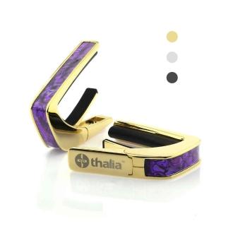 【Thalia Capos】美國頂級移調夾 紫鮑魚貝 鑲嵌裝飾(3種外觀 鍍金/鍍鉻/黑鍍鉻 原廠公司貨)
