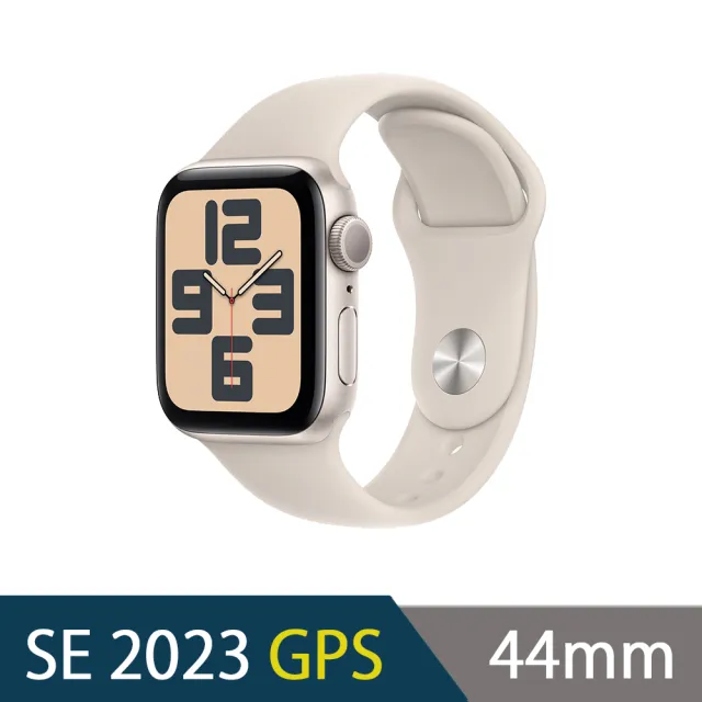 運動錶帶組【Apple】Apple Watch SE2 2023 GPS 44mm(鋁金屬錶殼搭配運動型錶帶)