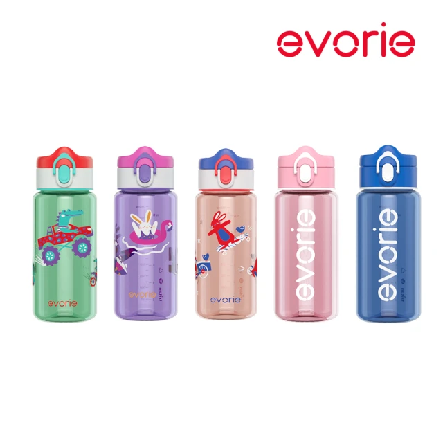 Evorie Tritan 380mL 兒童直飲水杯2入組