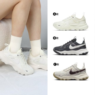 【NIKE 耐吉】NIKE TC7900 休閒鞋 老爹鞋 仙女鞋 女鞋 米白 黑 酒紅 多色 增高(DD9682-100/001/003)