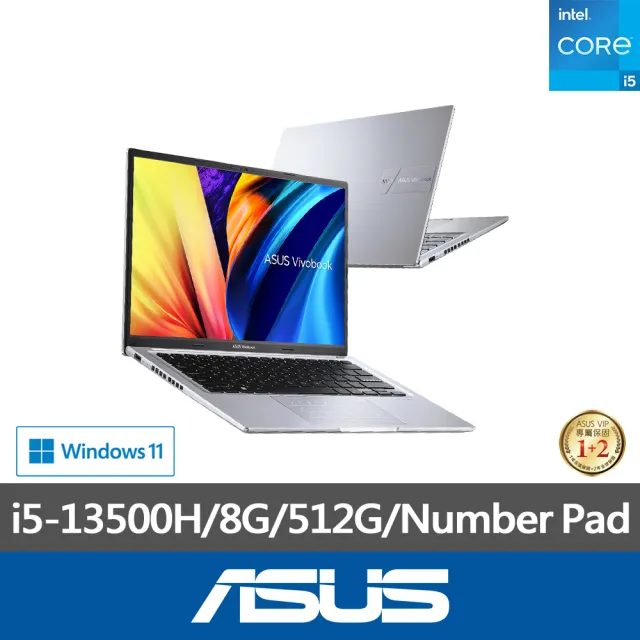 【ASUS】Office2021組★14吋i5輕薄筆電(Vivobook X1405VA/i5-13500H/8G/512G SSD/W11)