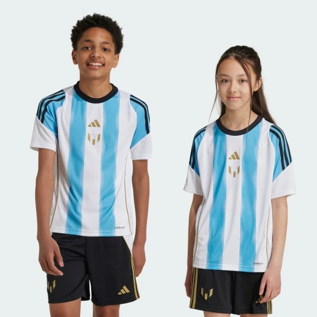 adidas 愛迪達adidas 愛迪達 MESSI TRAINING JERSEY 兒童短袖上衣(IZ2998 兒童運動上衣 大童足球上衣 吸濕排汗)